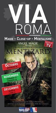 Repas - Spectacle Magie MENTIZARD. Le dimanche 25 octobre 2015 au PONTET. Vaucluse. 